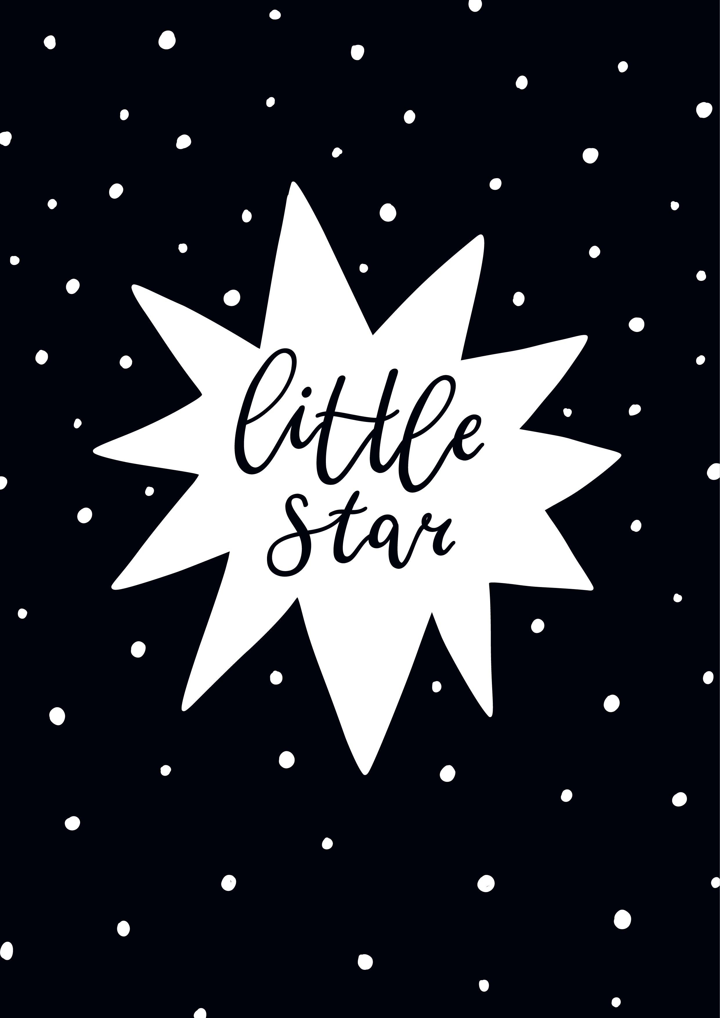 Little Star - Modern Wall Art - Olli+Lime